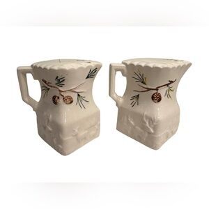 Vintage Christmas Pine Cone Salt and Pepper Shakers
